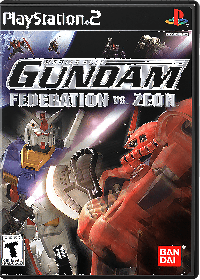 Mobile Suit Gundam Federation vs Zeon PAL Playstation 2 PAL box art